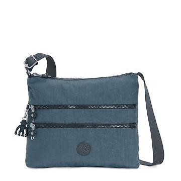 Kipling Alvar Crossbody Taske Mørkeblå Grå | DK 1058YX